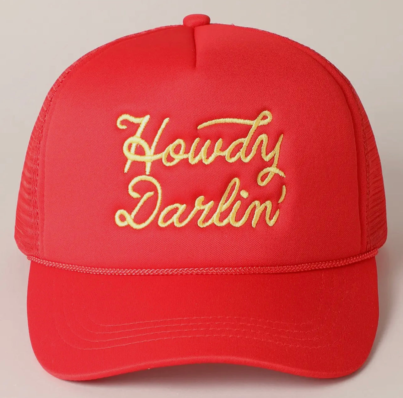 ‘Howdy Darling’ Embroidered Hat