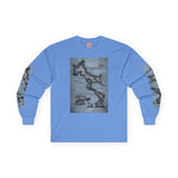 Indus  Map Unisex Long Sleeve Tee - Perfect for Explorers and Travel Enthusiasts