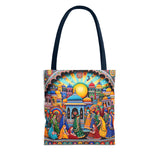 Colorful Festival Art Tote Bag