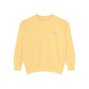 NVDC Minimal Sweatshirt — Garment-Dyed Coral Crewneck