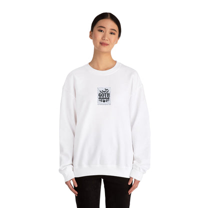 ‘Goth Mama’ Embroidered Unisex Heavy Blend™ Crewneck Sweatshirt