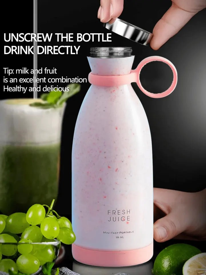 Portable Blender 350ml Mini Portable Blender Smoothies 1400mAh FRESH JUICE Travel Electric Travel Portable Mixer Kitchen