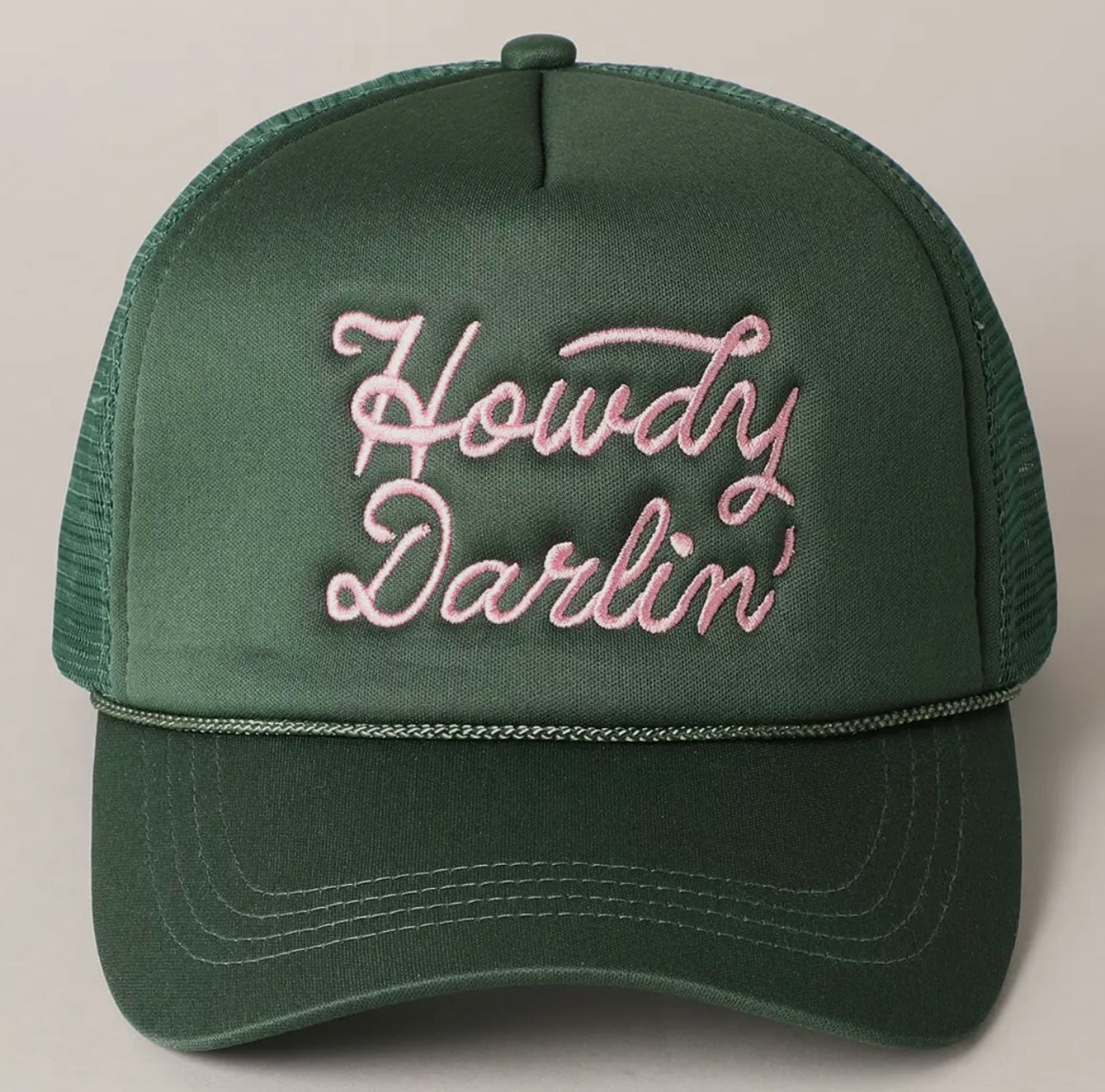 ‘Howdy Darling’ Embroidered Hat