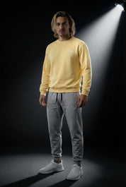 Embroidered NVDC Joggers — Charcoal Comfort Sweatpants