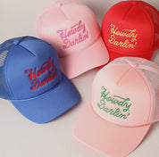 ‘Howdy Darling’ Embroidered Hat