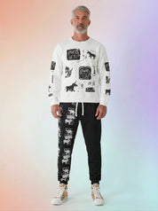 Indus Script & Seals Collage Crewneck Sweatshirt