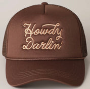 ‘Howdy Darling’ Embroidered Hat