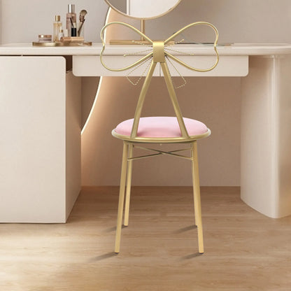 Light Pink Butterfly Chair Rugged Vanity Chair Practical Furniture