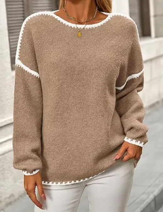 Cozy Pullover Sweater for Fall and Winter