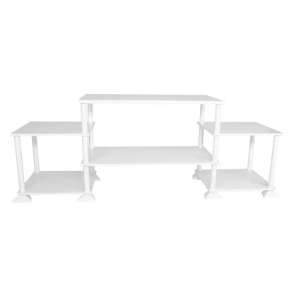 No Tools Assembly TV Stand for TVs up to 40",  tv stand living room furniture, tv cabinet,17.52 x 63.78 x 22.83 Inches