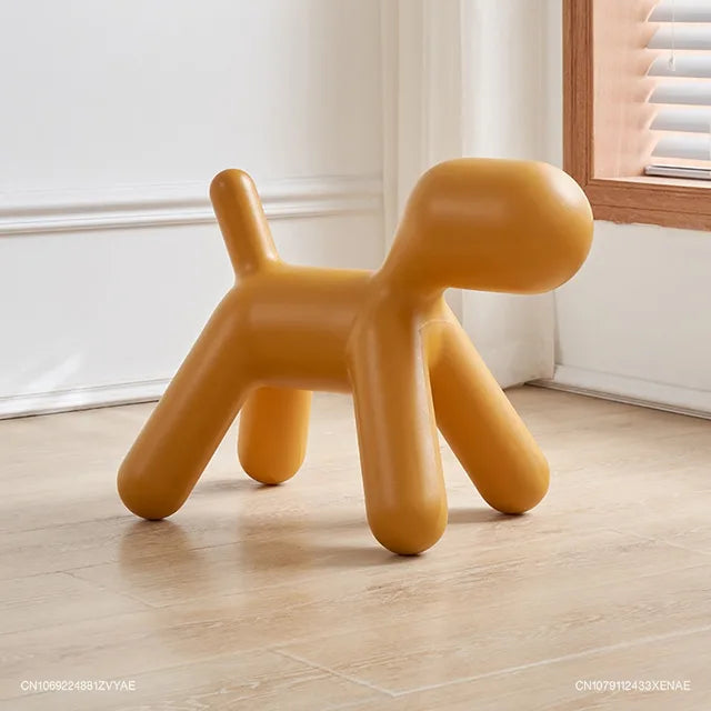 Nordic Creative Design Dog Chairs Stool Plastic Cartoon