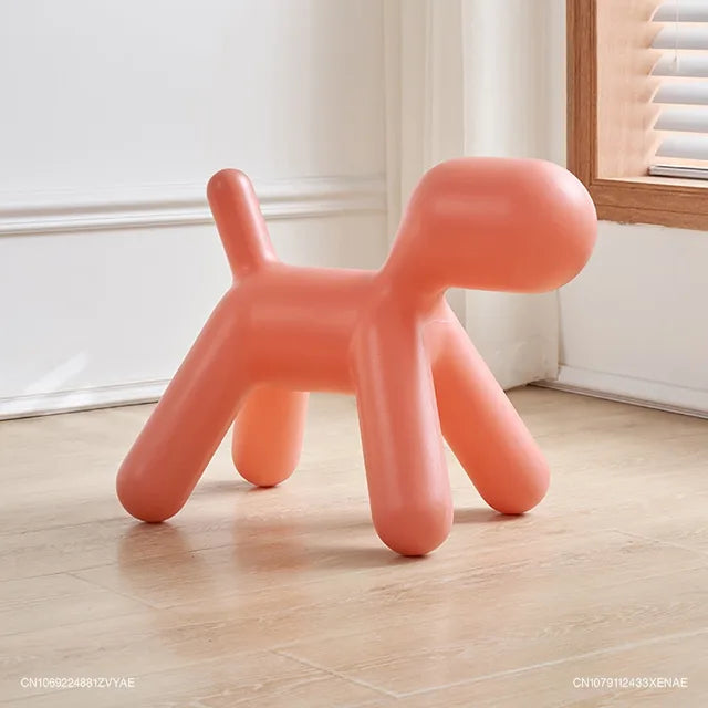 Nordic Creative Design Dog Chairs Stool Plastic Cartoon