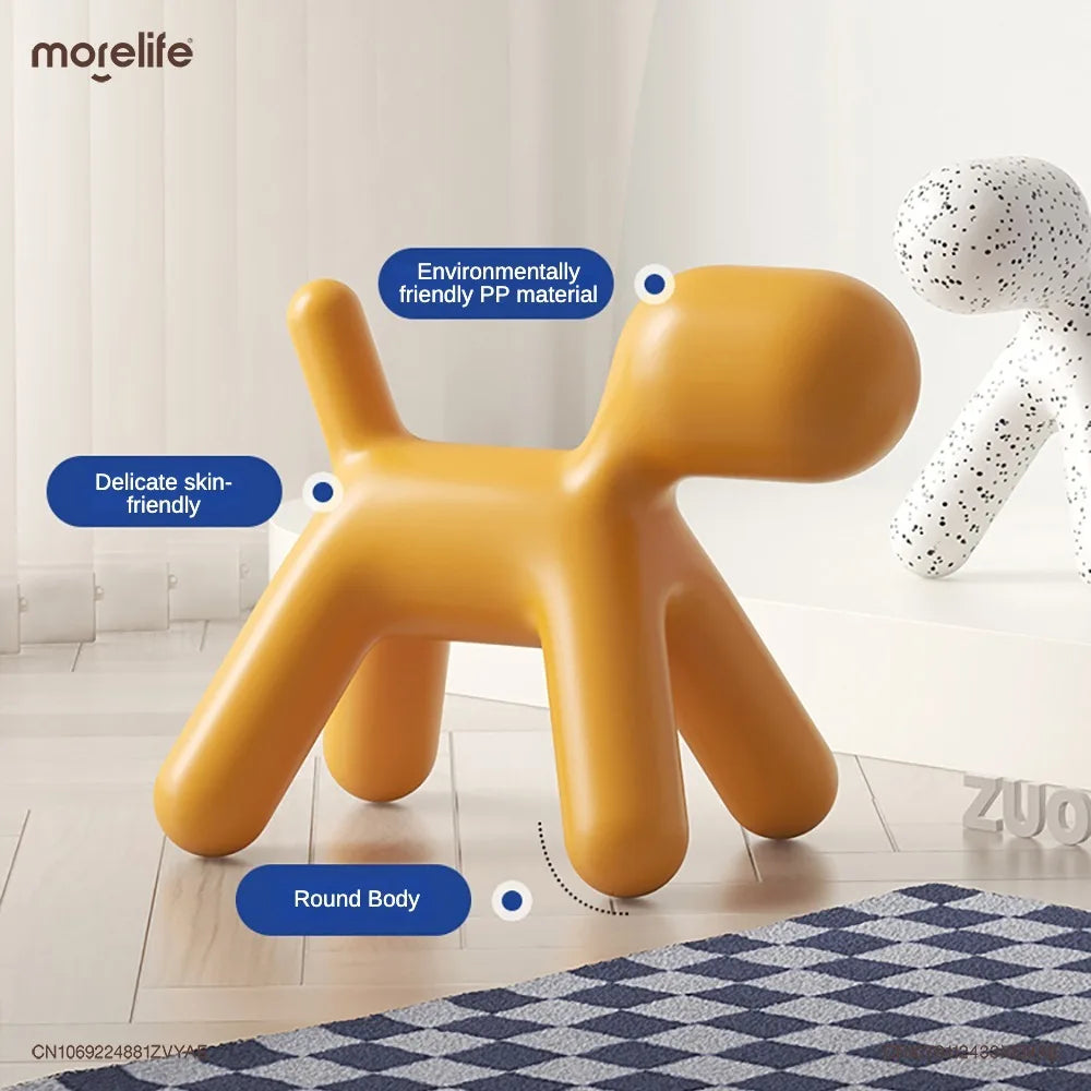 Nordic Creative Design Dog Chairs Stool Plastic Cartoon