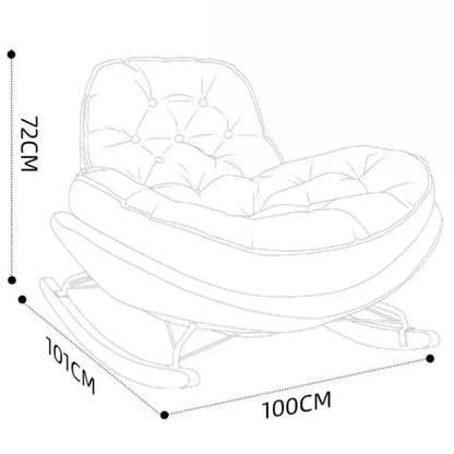 Nordic Modern Chairs Living Room Luxury Lazy Sofa Chair Adults Meditation