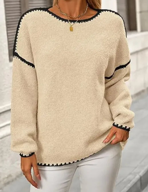 Cozy Pullover Sweater for Fall and Winter