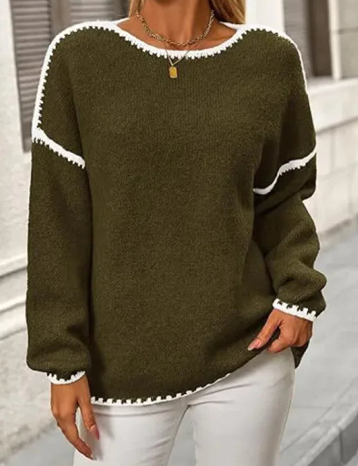 Cozy Pullover Sweater for Fall and Winter