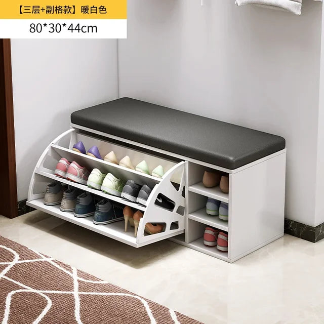 Storage Nordic Shoe Cabinets Design Living Room Minimalist