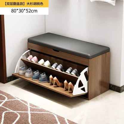 Storage Nordic Shoe Cabinets Design Living Room Minimalist