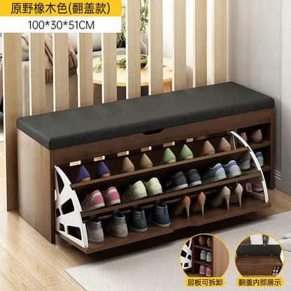 Storage Nordic Shoe Cabinets Design Living Room Minimalist