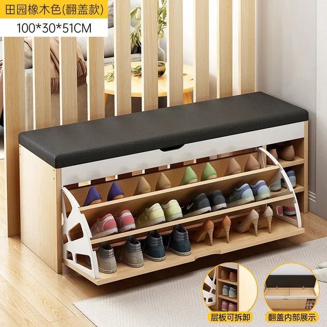 Storage Nordic Shoe Cabinets Design Living Room Minimalist