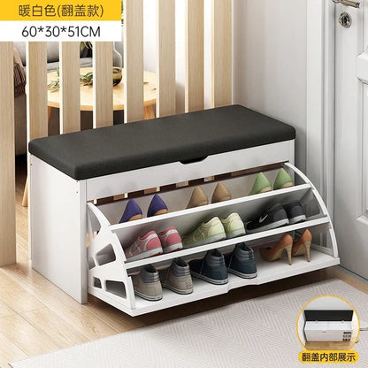 Storage Nordic Shoe Cabinets Design Living Room Minimalist