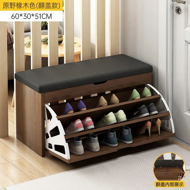 Storage Nordic Shoe Cabinets Design Living Room Minimalist