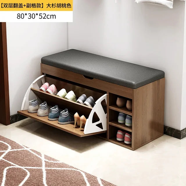 Storage Nordic Shoe Cabinets Design Living Room Minimalist