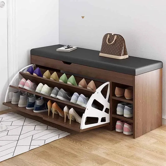 Storage Nordic Shoe Cabinets Design Living Room Minimalist