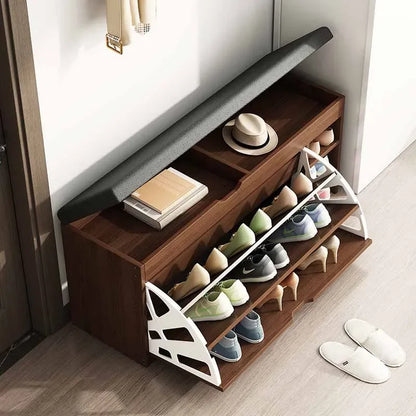 Storage Nordic Shoe Cabinets Design Living Room Minimalist