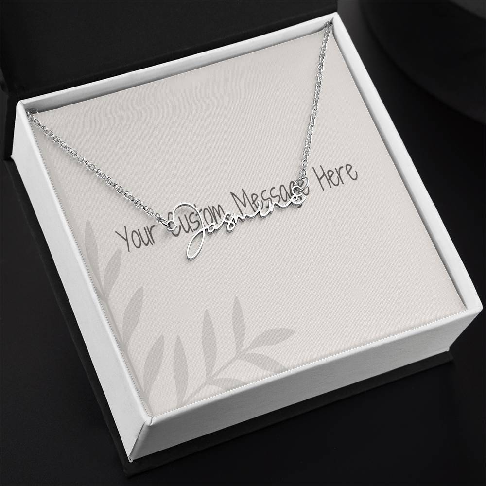 Signature Style Name Necklace