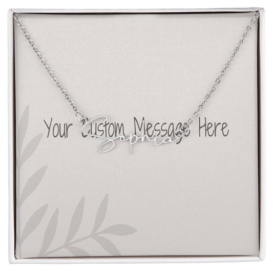 Signature Style Name Necklace