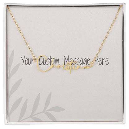 Signature Style Name Necklace