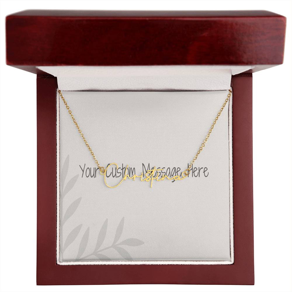 Signature Style Name Necklace