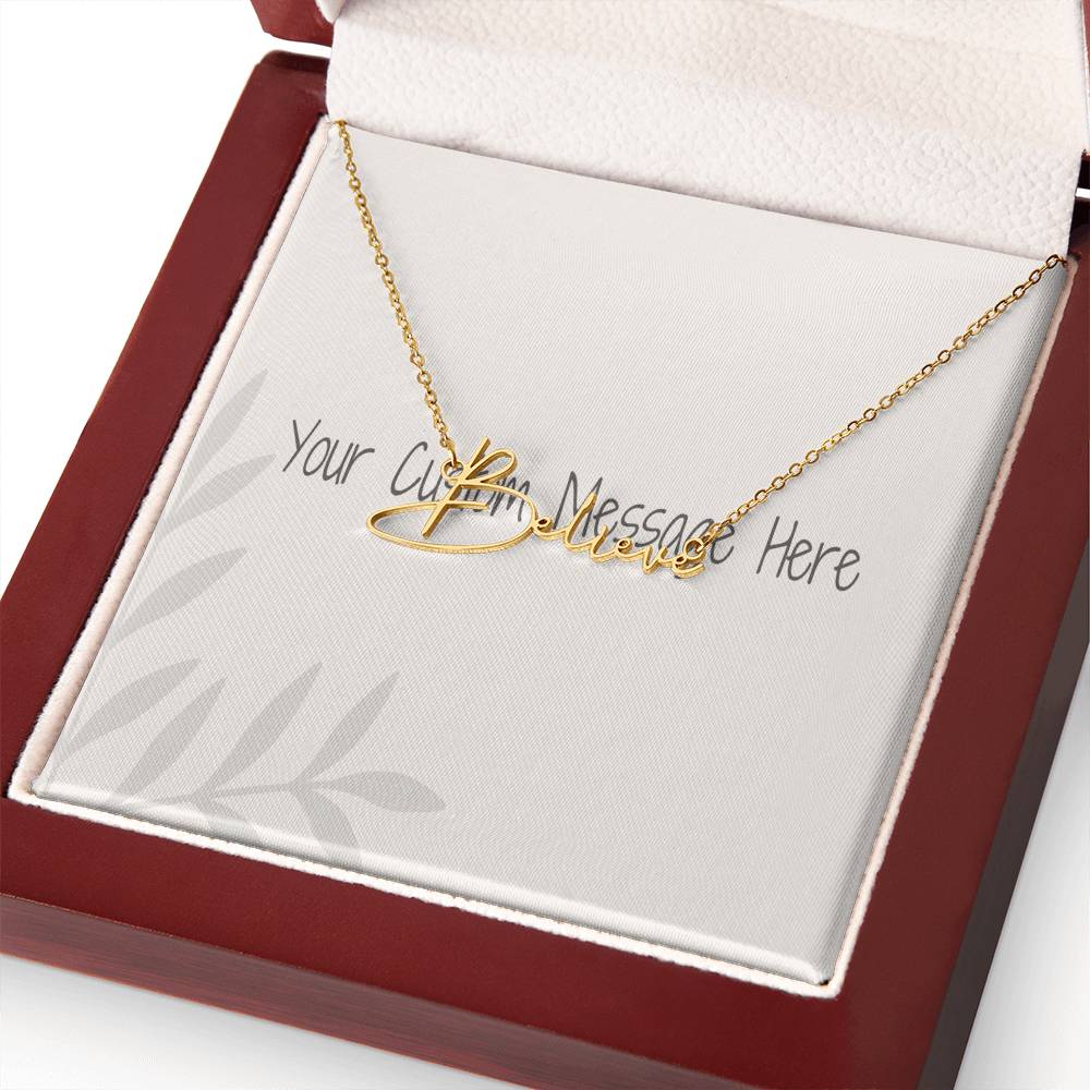 Signature Style Name Necklace