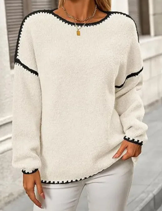 Cozy Pullover Sweater for Fall and Winter