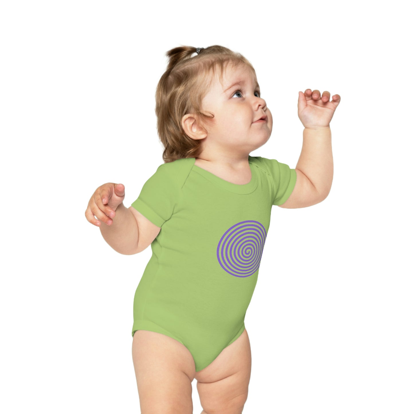 Pattern - Combed Cotton Baby Bodysuit