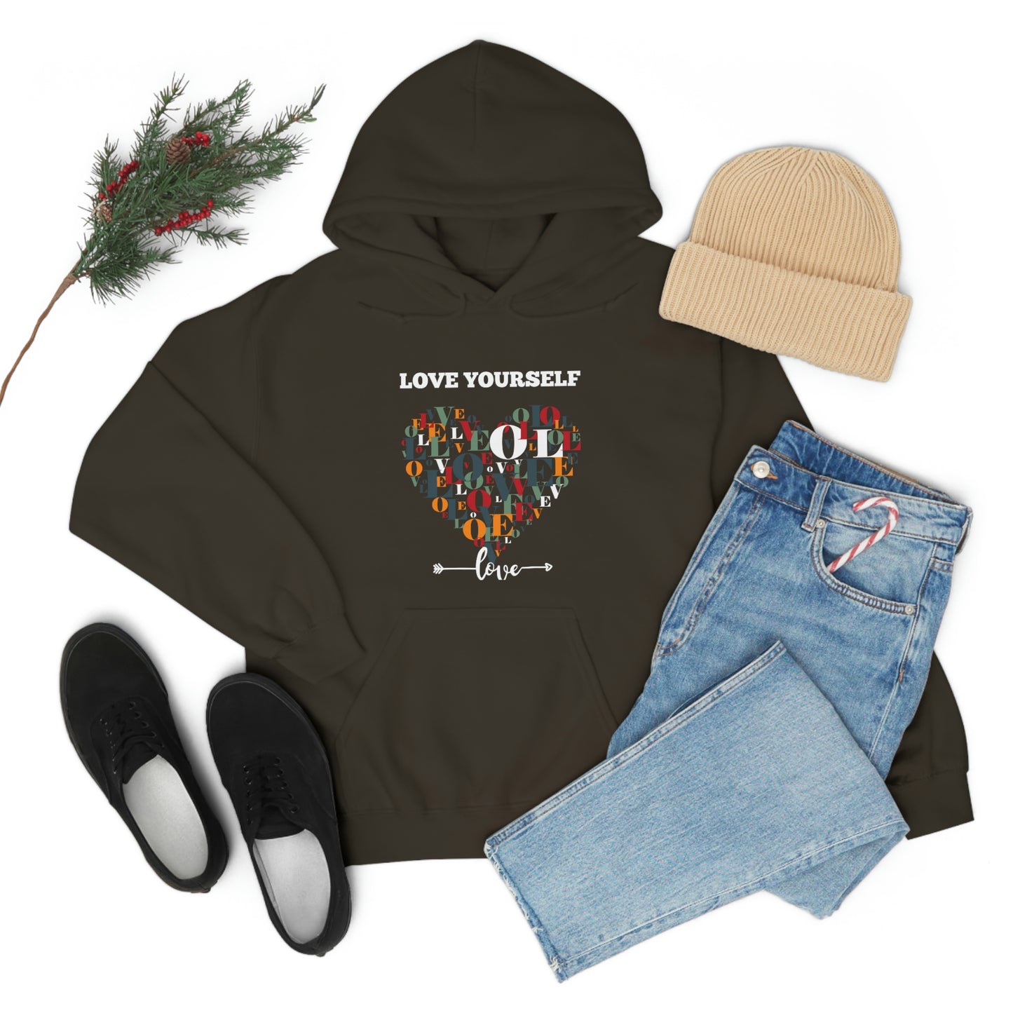 Love Yourself- Unisex Heavy Blend™ Hooded Sweatshirt