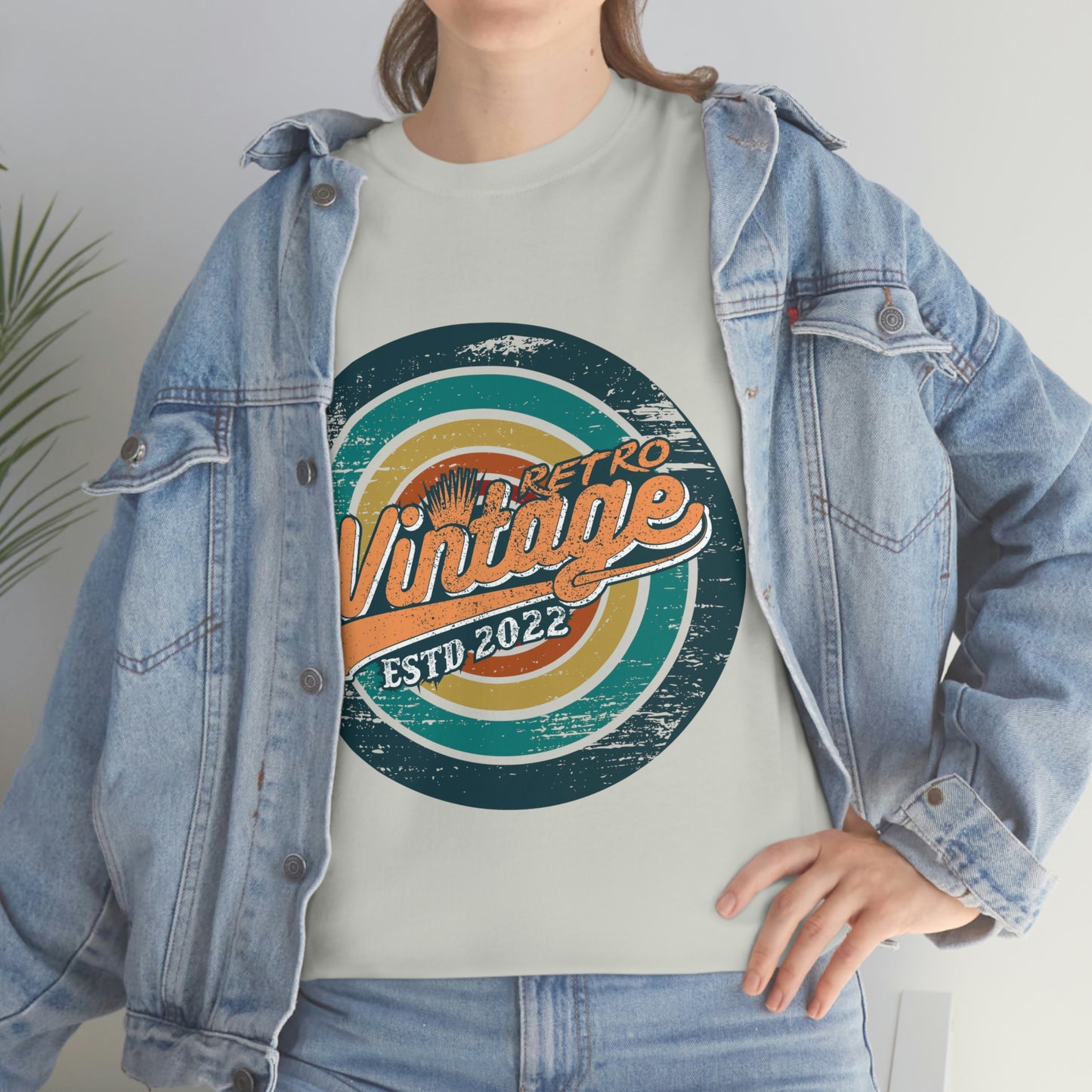 Vintage -Unisex Heavy Cotton Tee