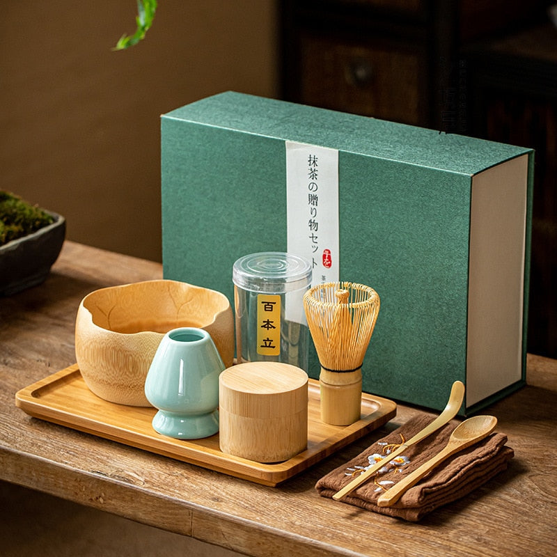 Traditionelles Matcha-Geschenkset