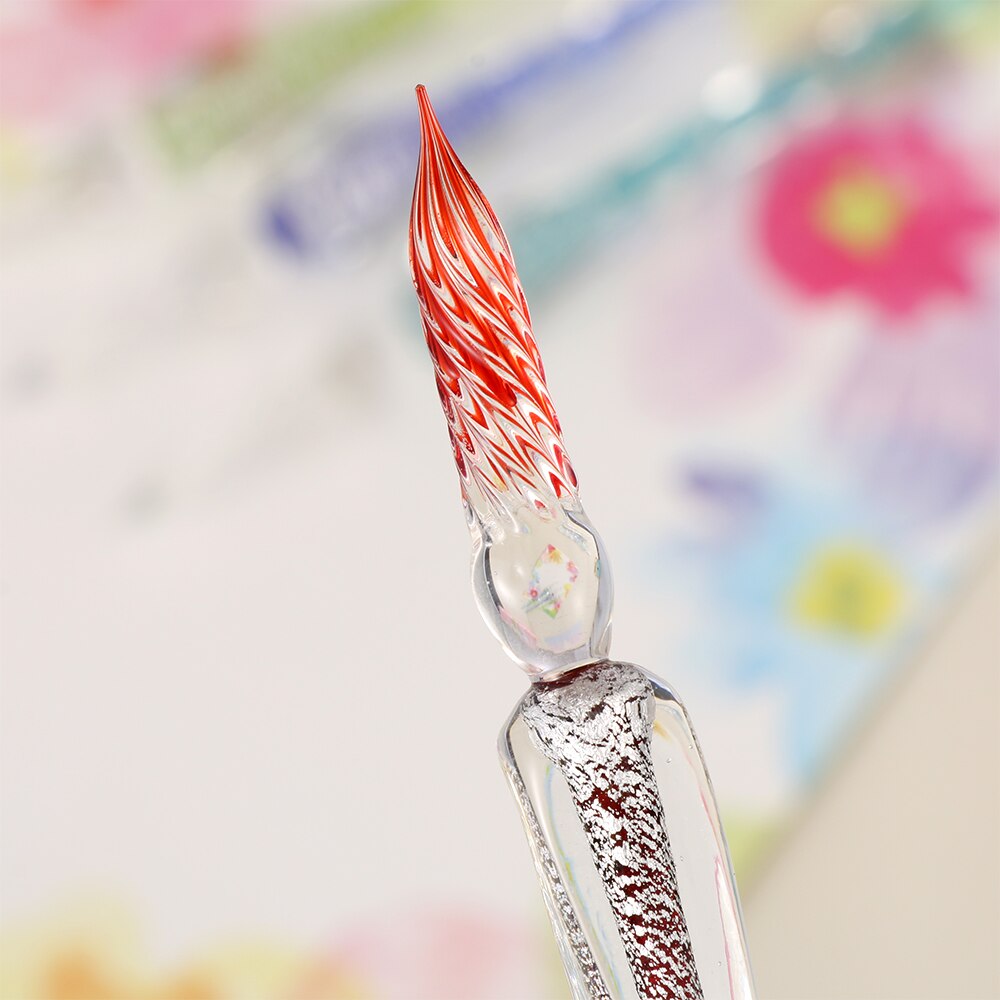 1Pcs Vintage Glass Dip Pen