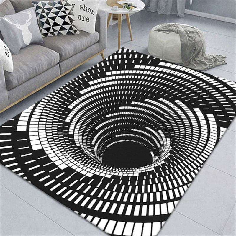 Clown Trap Visual Carpet Living Room, Bedroom Floor Mat 3D