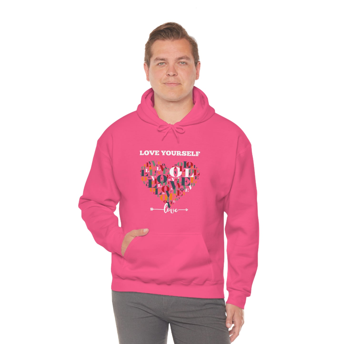 Love Yourself- Unisex Heavy Blend™ Hooded Sweatshirt