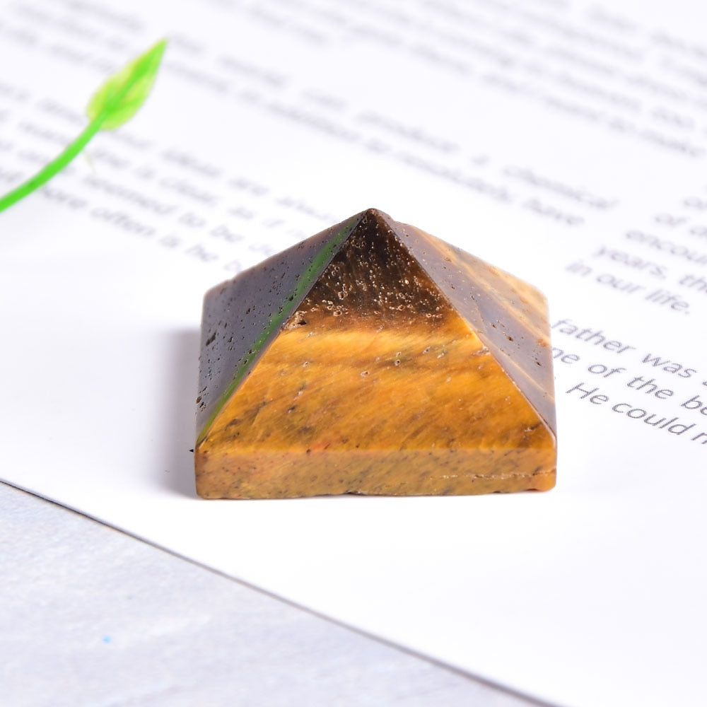 Natural Crystal Pyramid Healing Stone