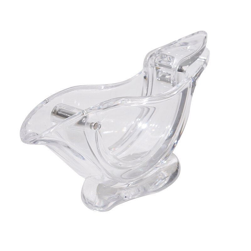 Transparent Fruit Squeezer with Lemon Clip