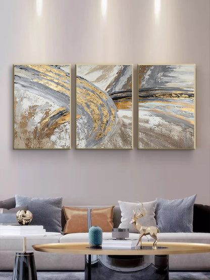 3pcs Abstract Print Unframed Painting