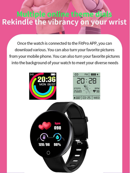 1pc Black Silicone Strap Sporty Heart Rate Monitoring And Weather Multi-function Round Smart Watch, Compatible With Androids IOS iphone