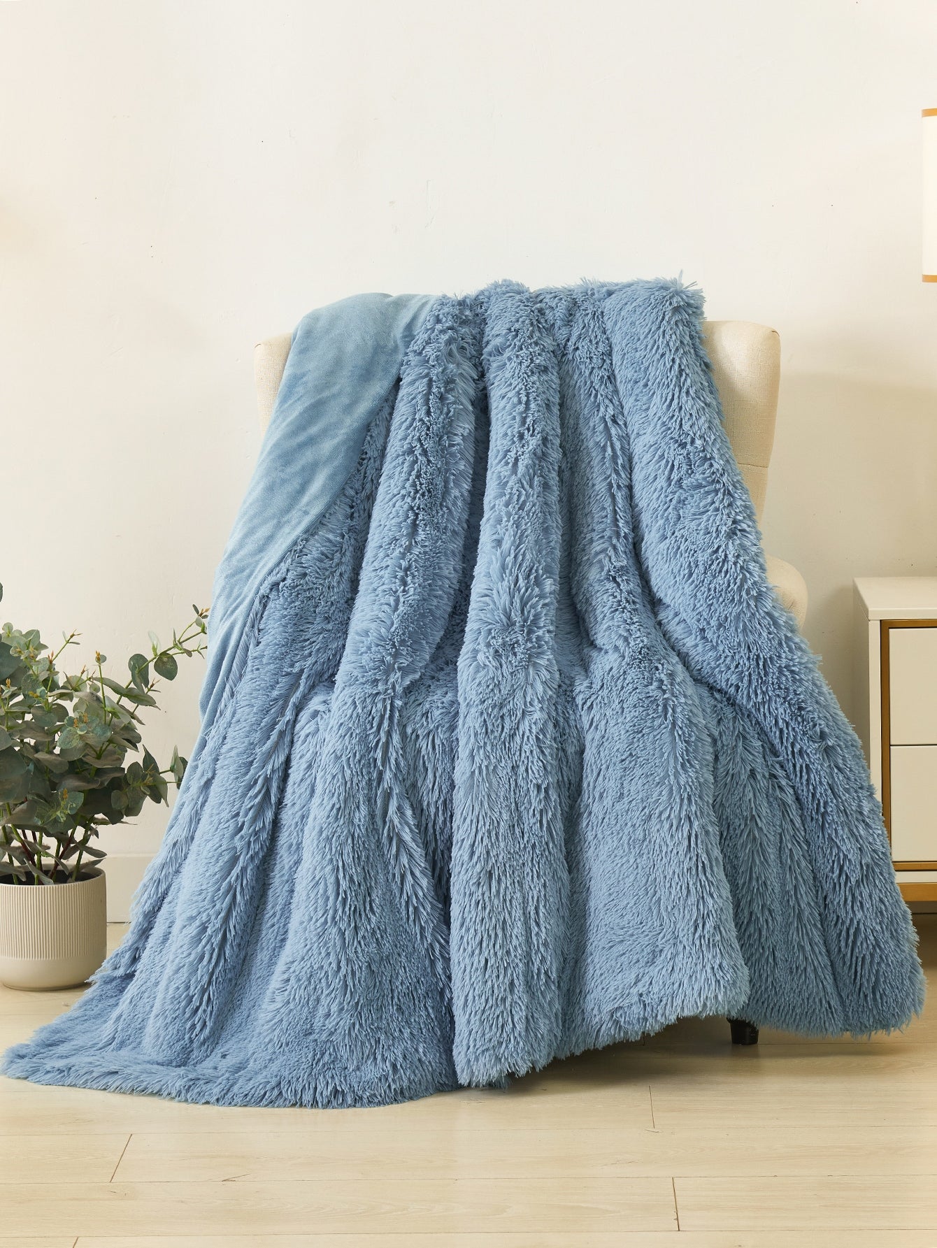 1pc Tie Dye Fuzzy Blanket