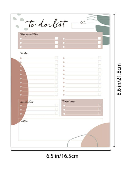 1pc Letter Graphic Planner