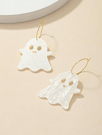 Cute Ghost Drop Earrings For Women For Gift, Halloween earrings, Ghost earrings