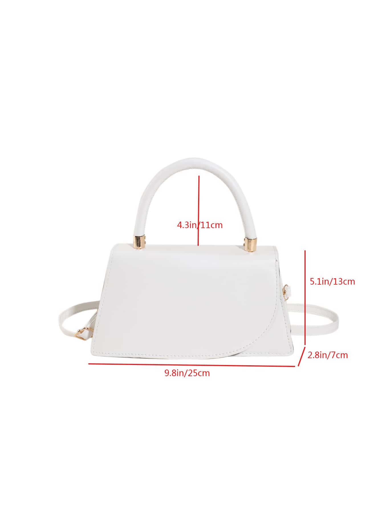 Minimalist Pu Leather Flap Square Bag